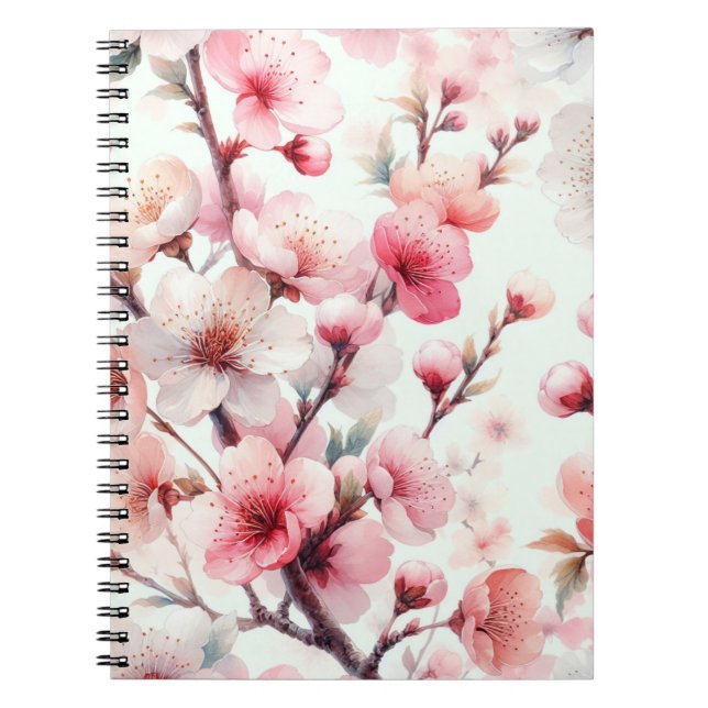 Caderno Espiral Flor de Cerejeira (Frente)