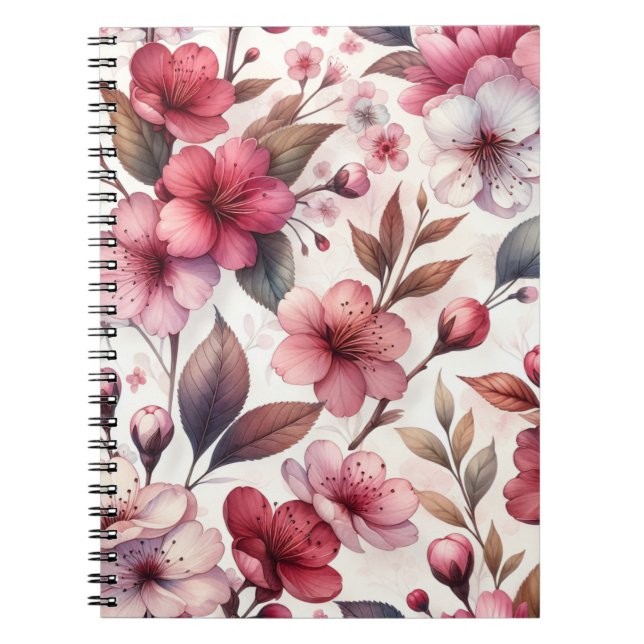 Caderno Espiral Flor de Cerejeira (Frente)
