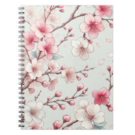 Caderno Espiral Flor de Cerejeira
