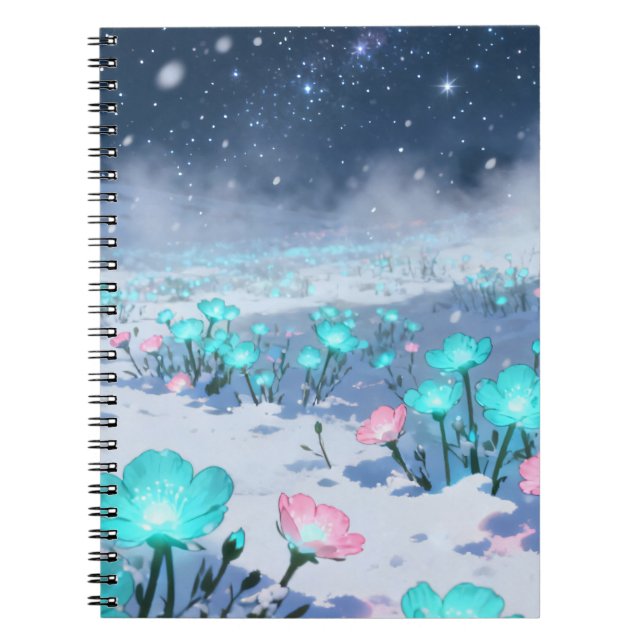 Caderno Espiral Flor de Inverno (Frente)