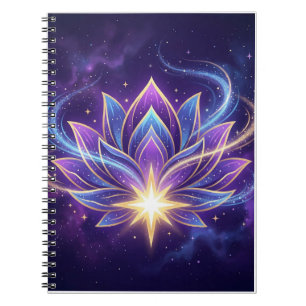 Caderno Espiral Flor de Lótus Mística
