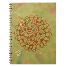 Flor de Sol Verde Ferrugem Moderna