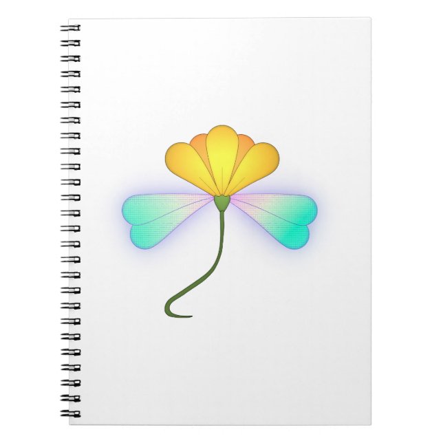 Caderno Espiral Flor do Dragão (Frente)