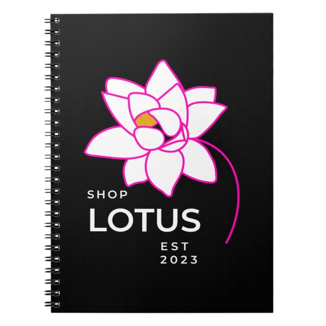 Caderno Espiral Flor LOTUS (Frente)