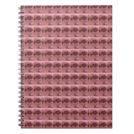 Caderno Espiral Flor rosa