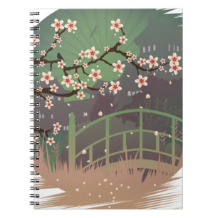 Caderno Espiral Flor Sundown
