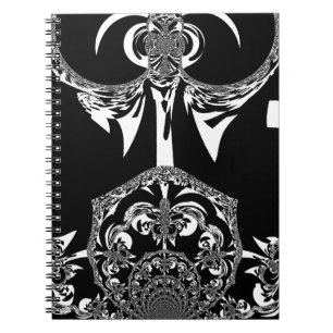 Caderno Espiral Flor Tribal