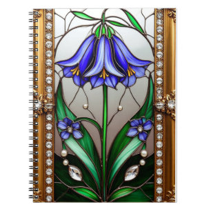 Caderno Espiral Flor Vibrante Ornamentada