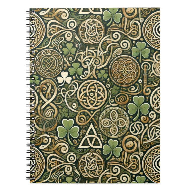 Caderno Espiral Floração Celta (Frente)