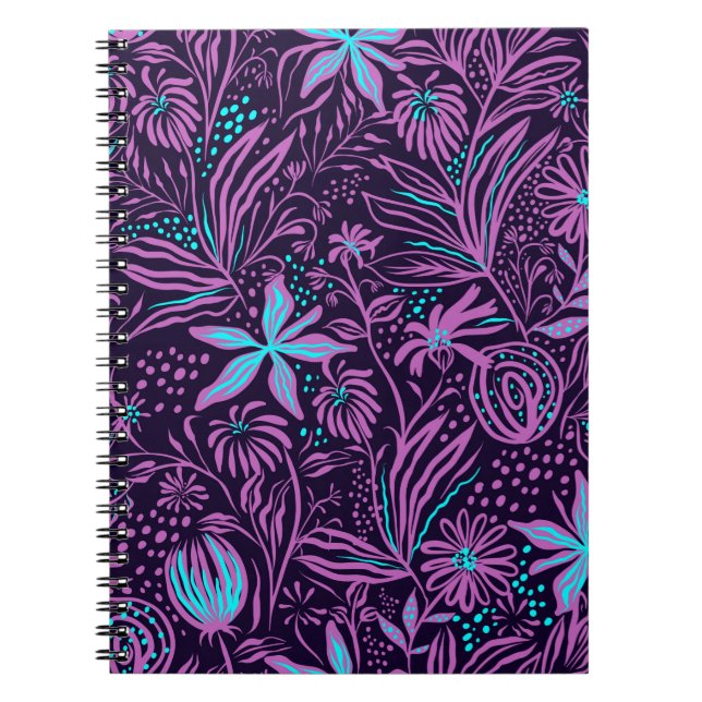 Caderno Espiral Floral (Frente)