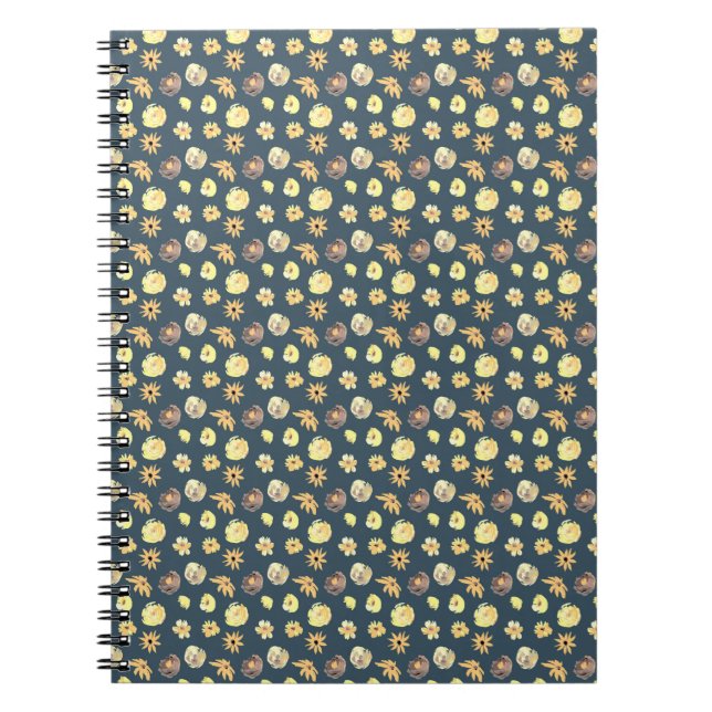 Caderno Espiral Floral (Frente)