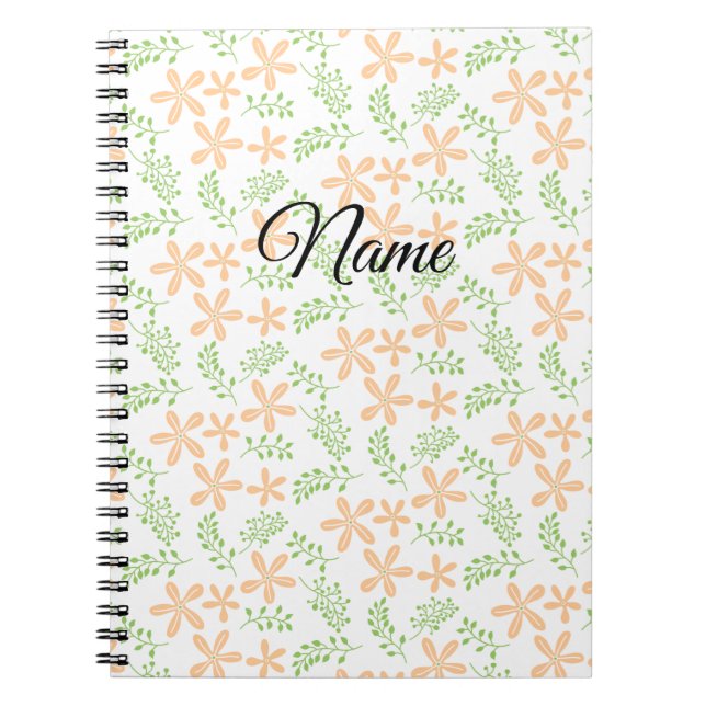Caderno Espiral Floral (Frente)