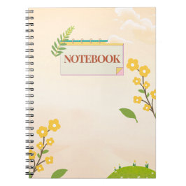 Caderno Espiral Floral