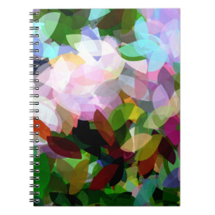 CADERNO ESPIRAL FLORAL