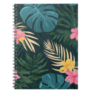 Caderno Espiral Floral