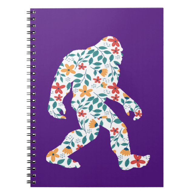 CADERNO ESPIRAL FLORAL BIGFOOT (Frente)