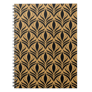Caderno Espiral Floral Damask: Elegante Vintage