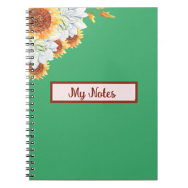 Caderno Espiral Floral Fall Inspire Escola