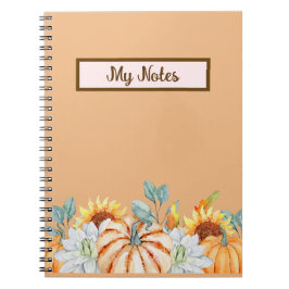 Caderno Espiral Floral Fall Inspire School