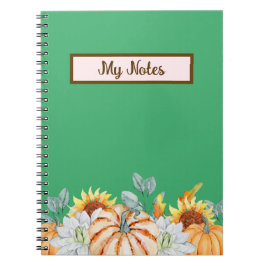 Caderno Espiral Floral Fall Inspire School