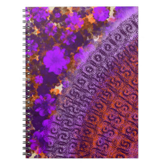 Caderno Espiral Floral Garden