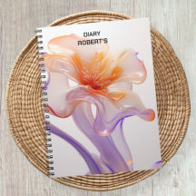 Floral notebook, gift for florists, flower notes
