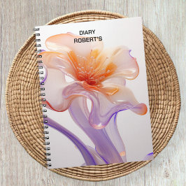 Caderno Espiral Floral notebook, gift for florists, flower notes