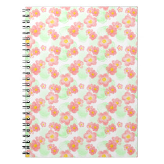 Caderno Espiral Floral pattern no1