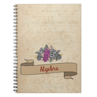 Caderno Espiral Floral Rustic Inspire School