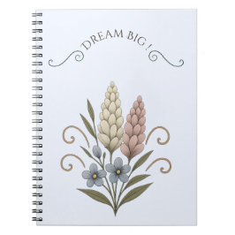 Caderno Espiral Floral Spiral Photo Notebook | Elegant Journal 