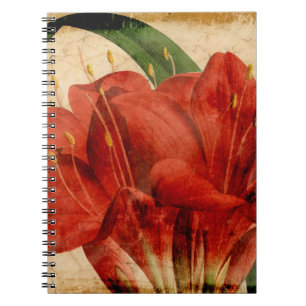 Caderno Espiral Floral VIII vibrante