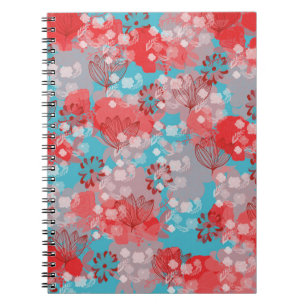 Caderno Espiral Flores