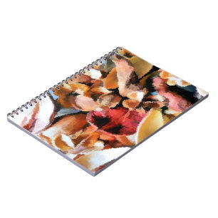 CADERNO ESPIRAL FLORES