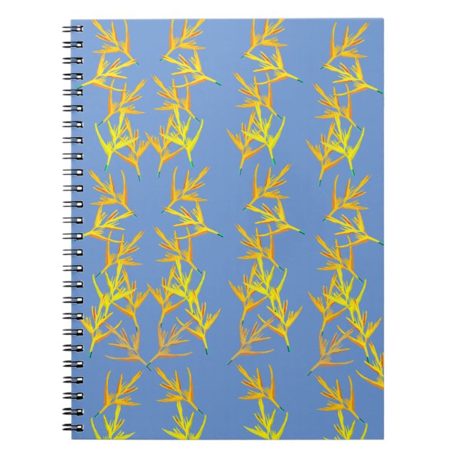 Caderno Espiral Flores Amarelas (Frente)