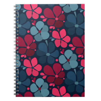 Caderno Espiral flores boho