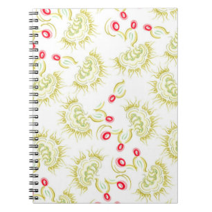 Caderno Espiral Flores de cactos
