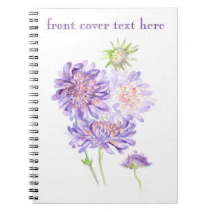 Caderno Espiral flores de campo