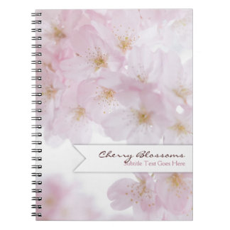 Caderno Espiral Flores de cerejeira