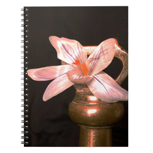 Caderno Espiral Flores de Crócus (Frente)