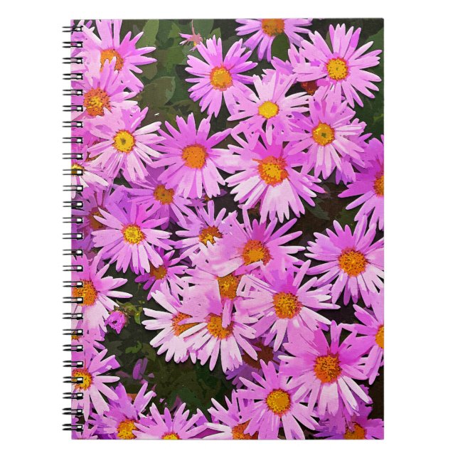 CADERNO ESPIRAL FLORES DE DAISY (Frente)
