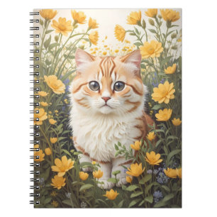 Caderno Espiral Flores De Gato E De Manteiga, De Gato E De Manteig