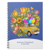 Flores de Ovos de Páscoa de Carregando de Caminhão