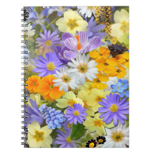 Caderno Espiral Flores de primavera