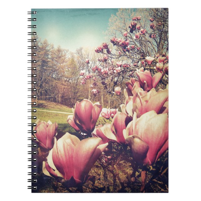 Caderno Espiral Flores de primavera (Frente)