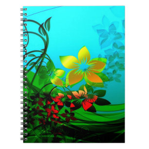 Caderno Espiral Flores de primavera
