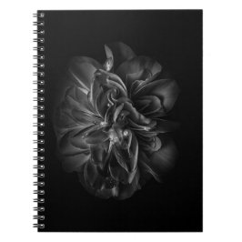 Caderno Espiral Flores De Quintal A Preto E Branco 67