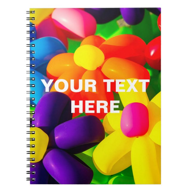 Caderno Espiral Flores de Toy Balloon (Frente)