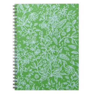 Caderno Espiral Flores decorativas 1