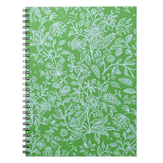 Caderno Espiral Flores decorativas 1 (Frente)