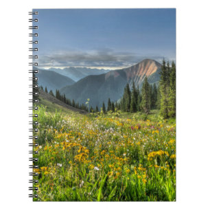 Caderno Espiral Flores Flores selvagens Silverton Colorado